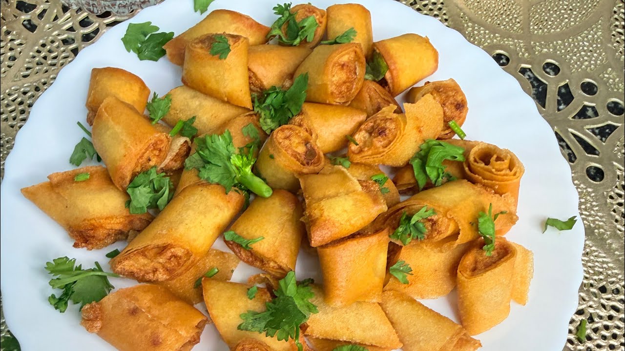 Crispy Chicken Cigar Bites 🔥 Easy & Juicy Snack Recipe