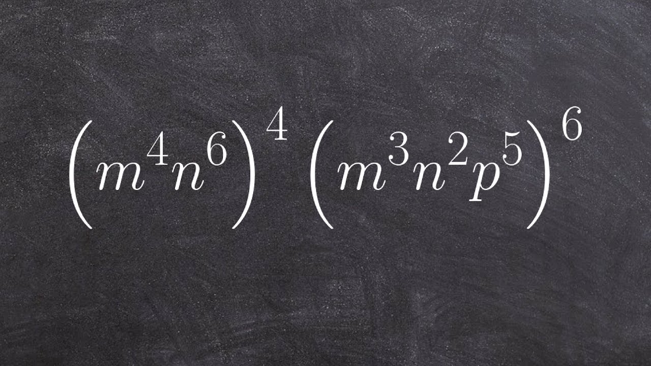 Using the property of exponents to multiply expressions
