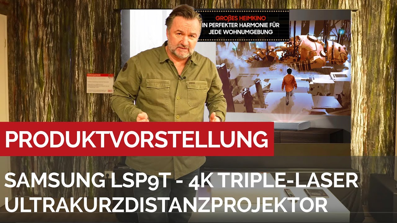 Samsung The Premiere LSP9T Ultrakurzdistanzprojektor - 4K HDR Laser TV für das große Bild. #grobitv