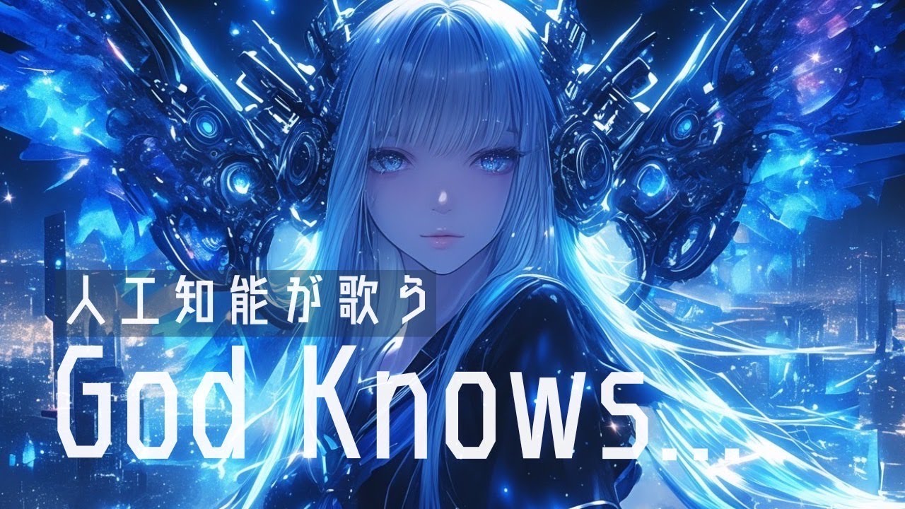 【人工知能が歌う】God Knows.../涼宮ハルヒ(平野綾)【Cover by SynthesizerV 夢ノ結唱 ROSE】