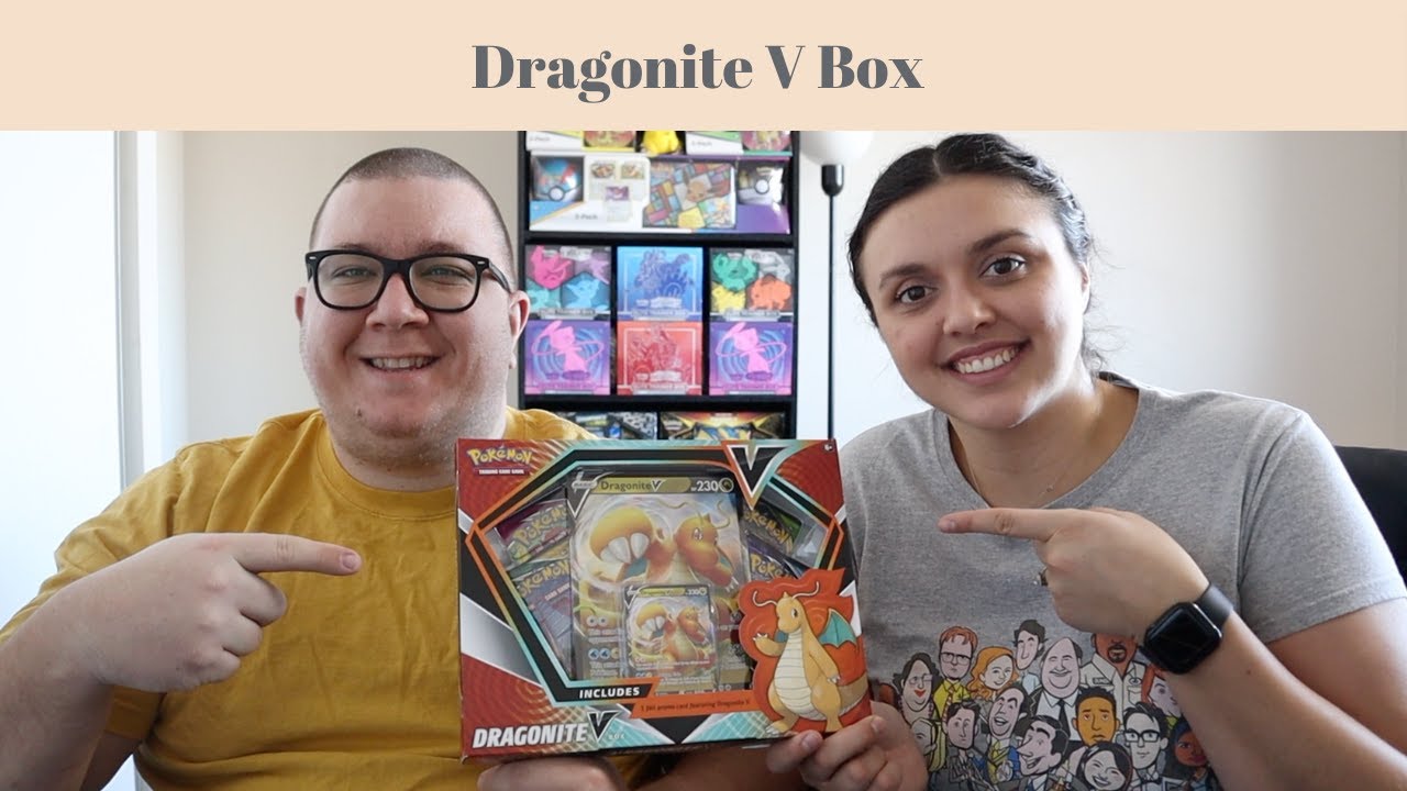 Opening a Pokémon TCG Dragonite V Box