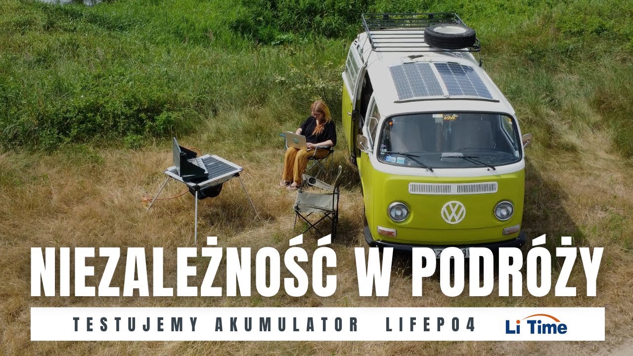 Piknik na Wartą. Volkswagen Ogórek T2ab z 1972r . LiTime LiFePO4 w VW T2