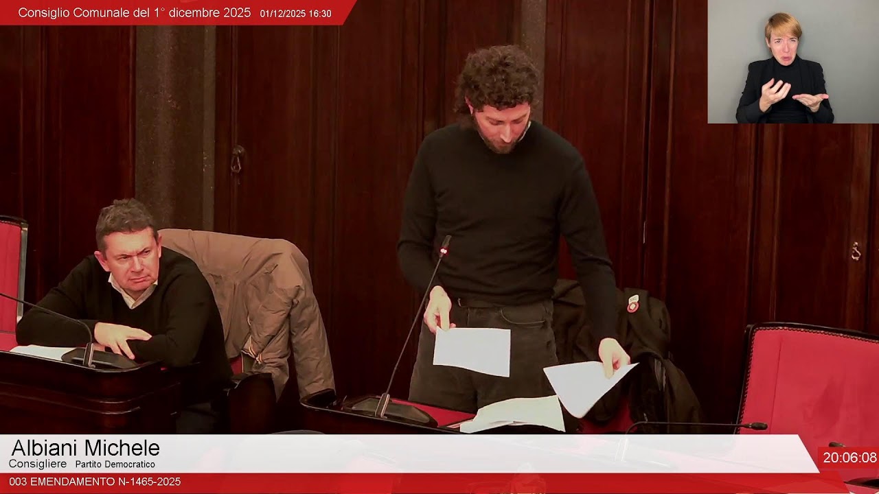Consiglio Comunale in diretta -  1/12/2025