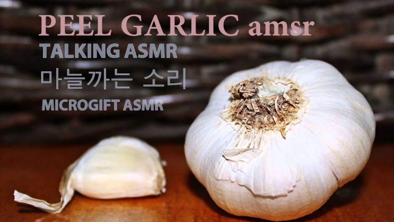 마늘 asmr, 토킹, garlic asmr, talking asmr, 24min