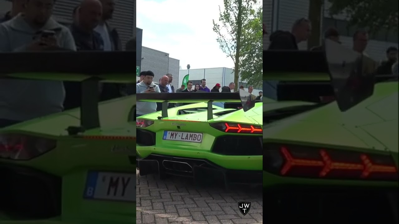 Lamborghini Aventador LIBERTY WALK making noise! 🔥🤯