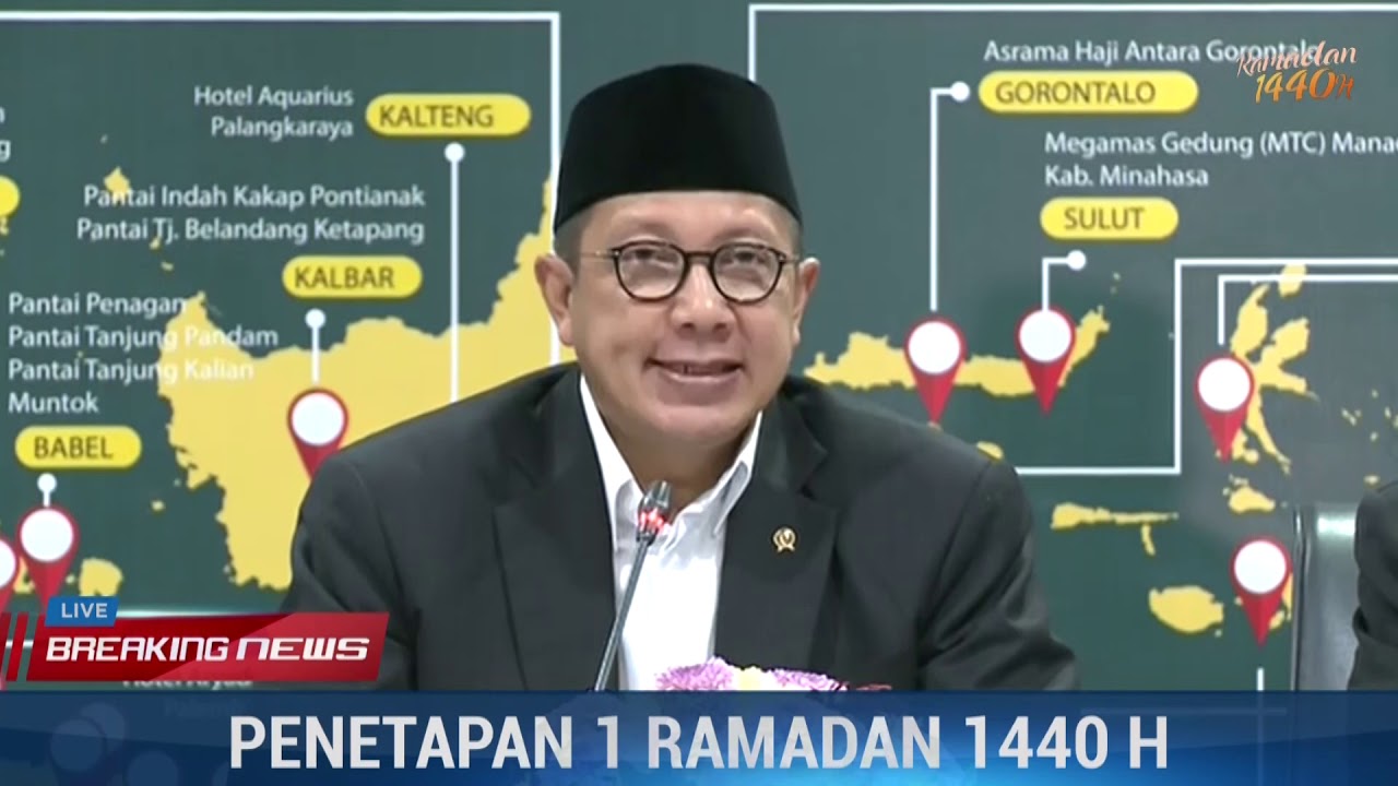 Penetapan 1 Ramadhan 1440 H