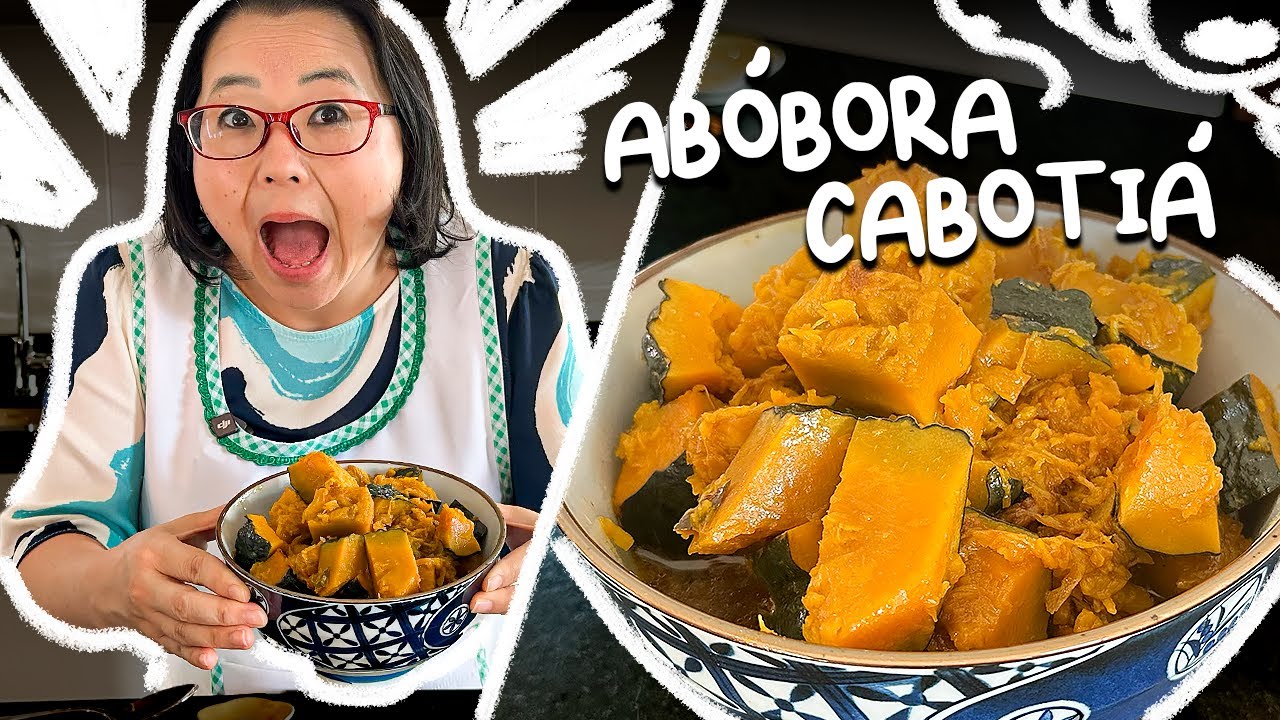 Receita de abóbora cabotiá com shoyu e açúcar