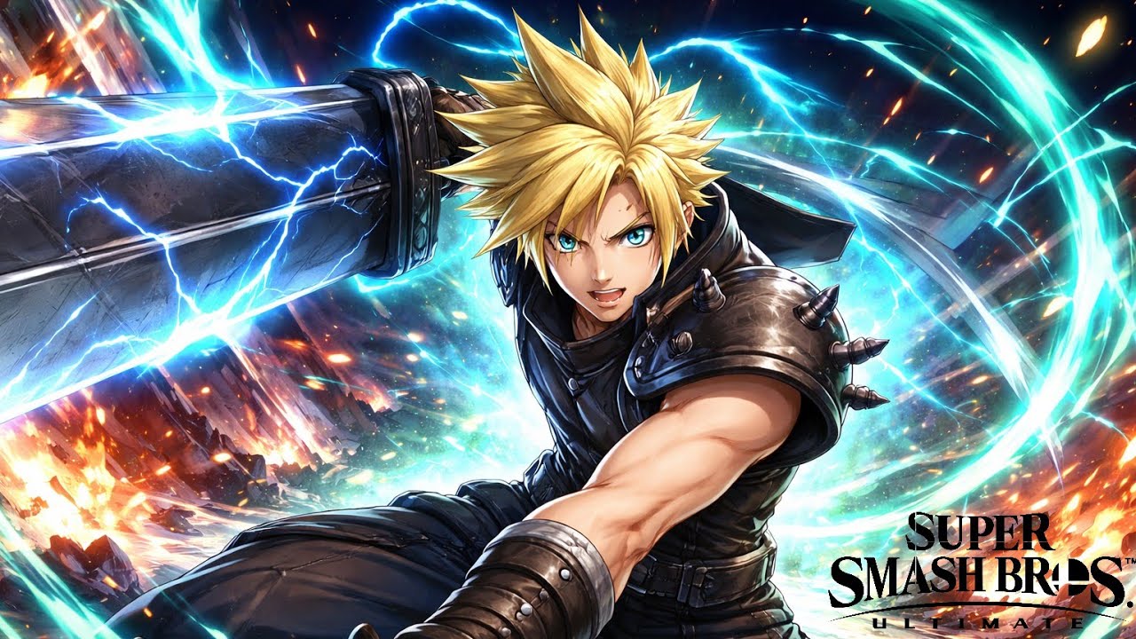 Безумие предельного прорыва – Клауд выкладывается на полную в Smash Ultimate