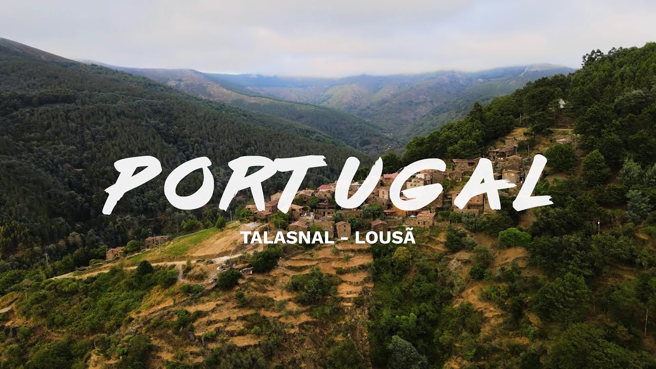 Talasnal Stone Village, Serra da Lous&atilde;, Portugal | 4K Drone Aerial Footage