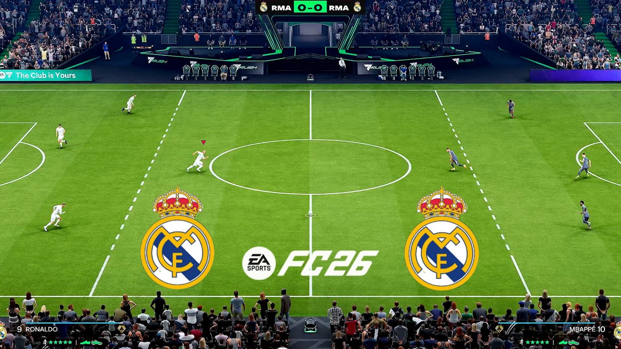 FC 26 Rush Mode - Real Madrid XI vs Real Madrid - 5v5 Rush Gameplay