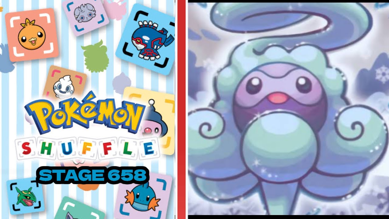 CASTFORM (SNOWY) | POKEMON SHUFFLE MOBILE | STAGE 658 #castform 
