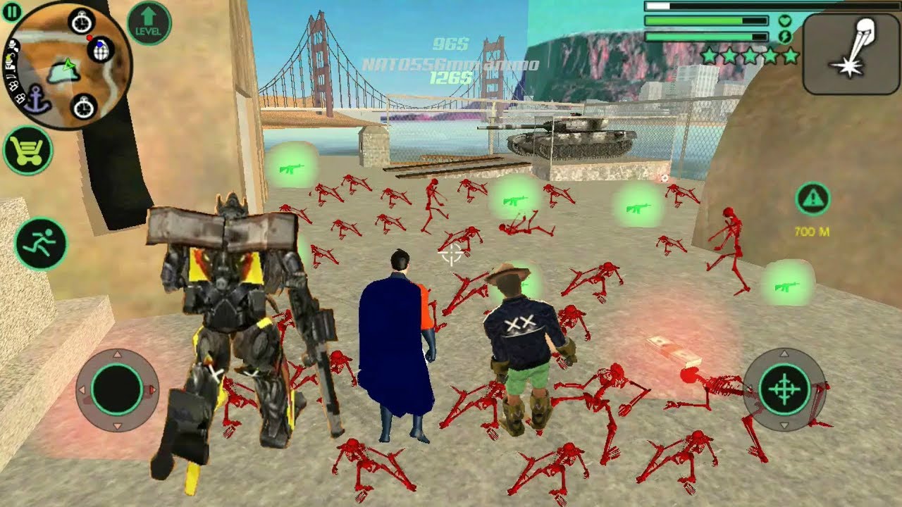 ► Vegas Crime Simulator #92 | Army Camp Mission Fail & Wins (Transformer Car ,Superman ,Vegas Hero)