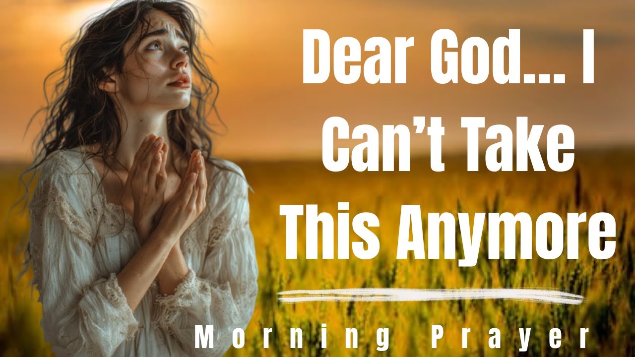 Emotional Prayer When You Feel Like Giving Up | Heartfelt Cry to God in Pain