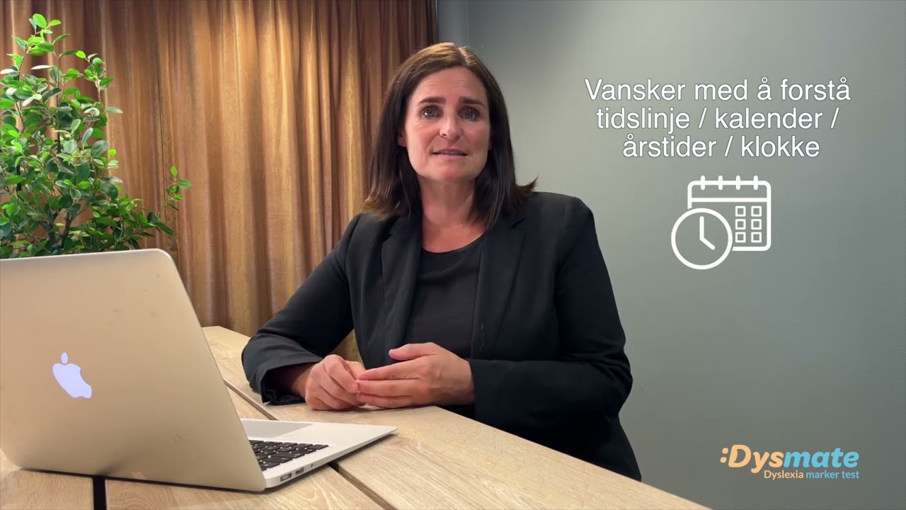 Vanlige tilleggsvansker ved dysleksi