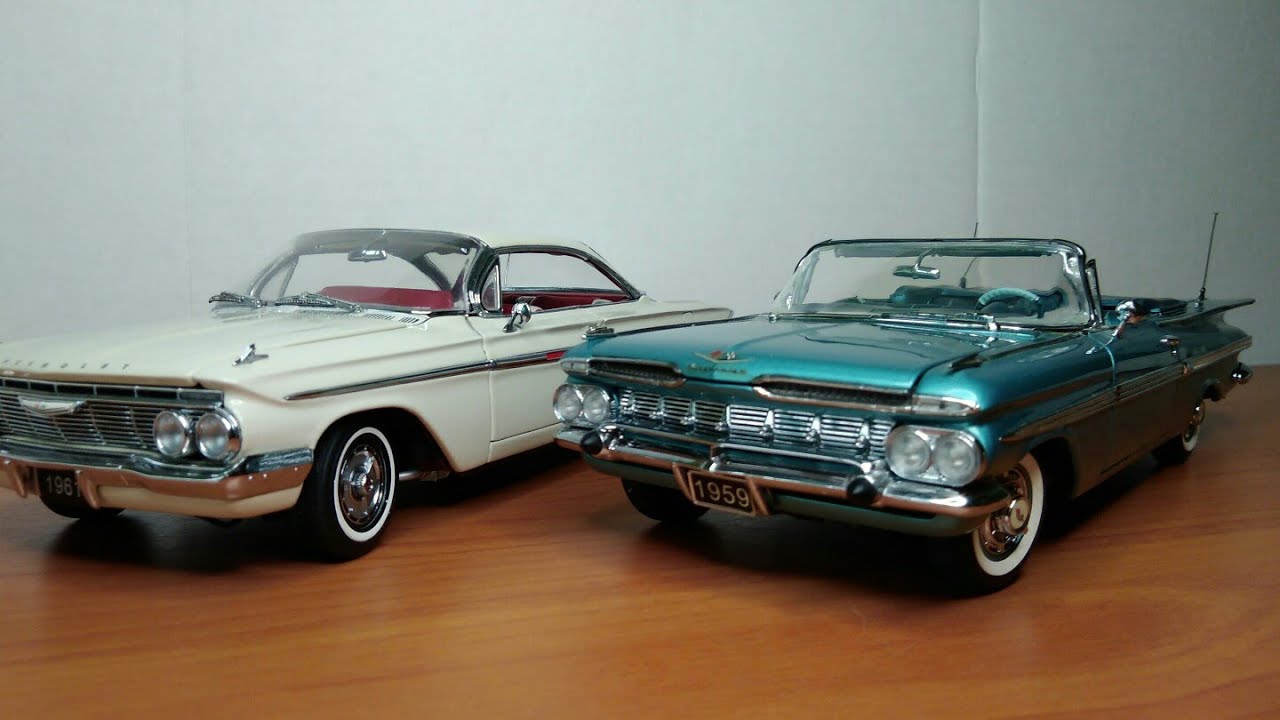 1959 Chevrolet Impala Convertaible. Масштабная модель от Danbury mint 1 /24.