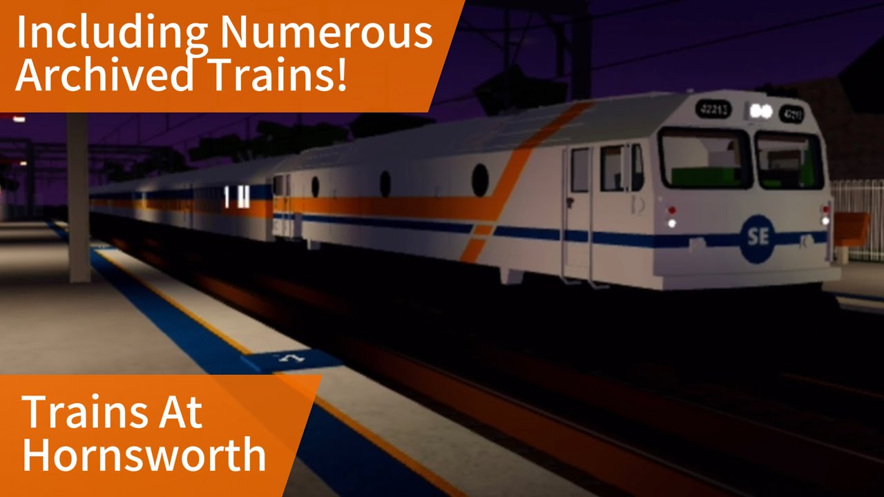 [4K] Trains At Hornsworth | Roblox Trainways