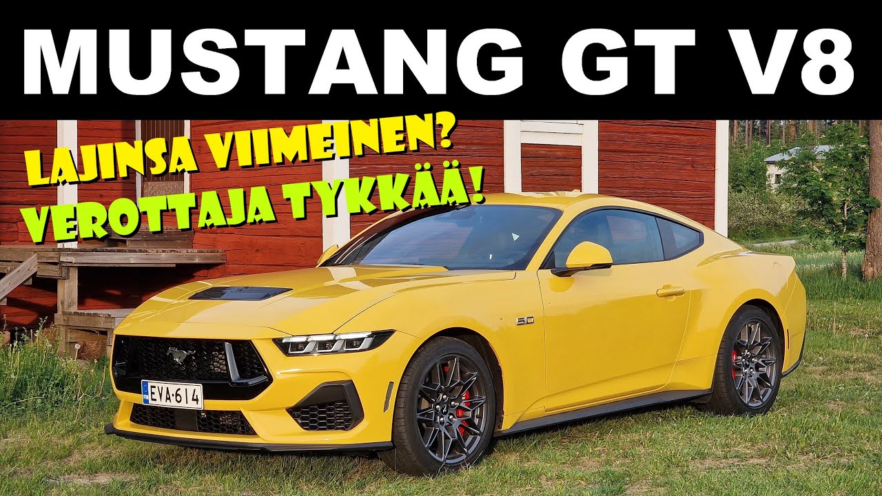 2024 Ford Mustang GT koeajo - Uutta tekniikkaa ja V8-ÄÄNTÄ!