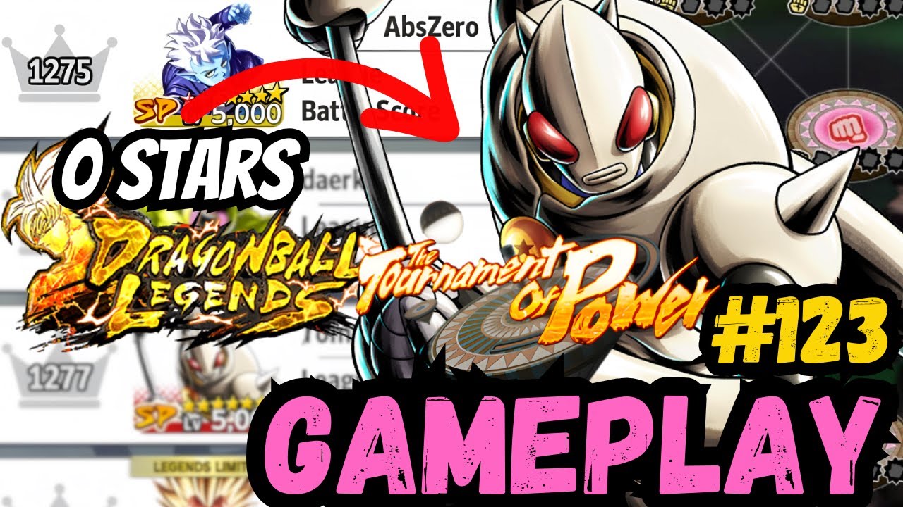 Season 123 Walkthrough - How to use a 0 star Tamagami n2 -Tournament of power Dragon Ball Legends