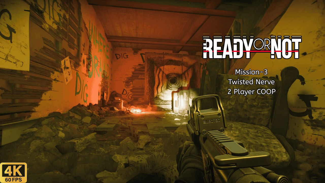 Ready Or Not (2021) Mission - 3 Standard 2 Player Coop Gameplay Walkthrough PC (4K 60FPS)
