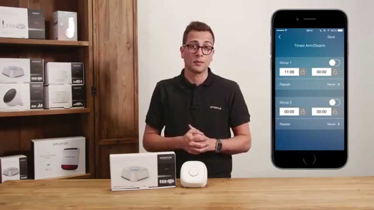 smanos Open Box Video -- W020 WiFi Alarm System