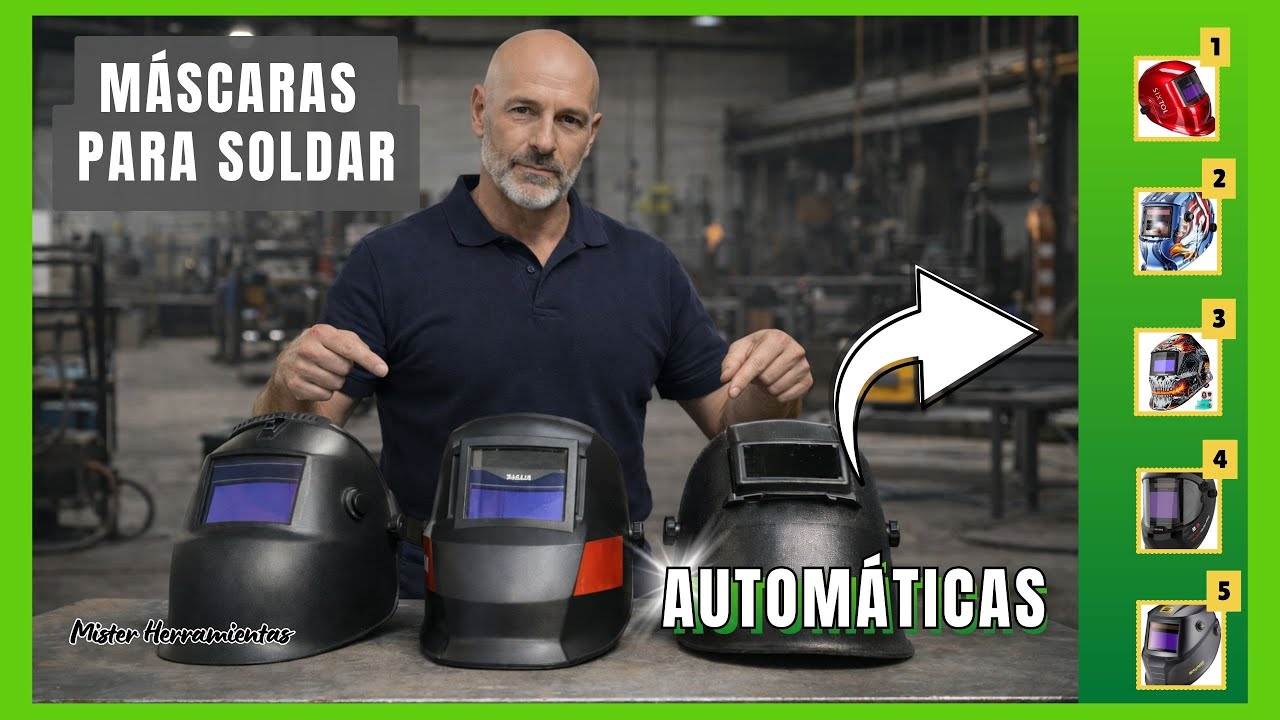 Las 5 Mejores Máscaras Para Soldar Automáticas | Caretas de Soldar AMAZON Calidad Precio