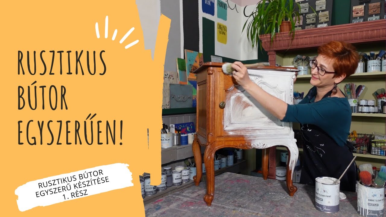 Hogyan fess rusztikus bútort egyszerűen?
