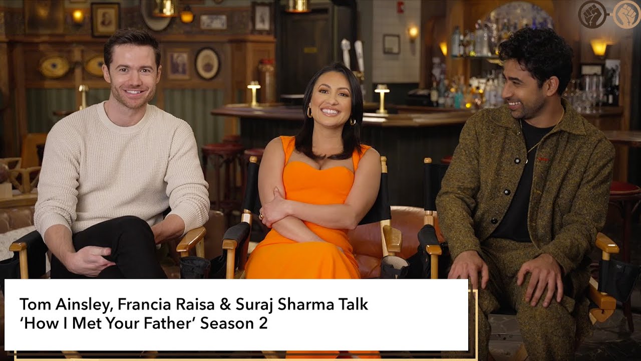 Tom Ainsley, Francia Raisa & Suraj Sharma Interview: How I Met Your Father Season 2