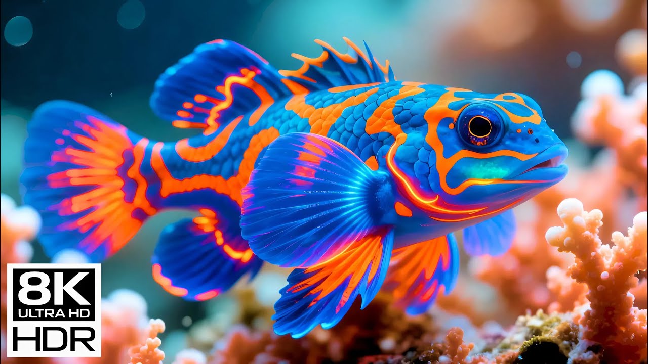🌌 8K HDR | Ocean Stillness — Luminous Fish & Untouched Coral Worlds