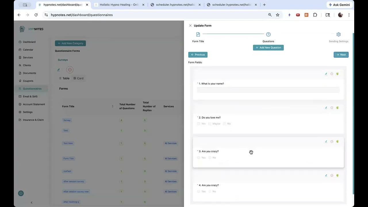 Hypnotes Practice Management Software Live Demo March 7 2026