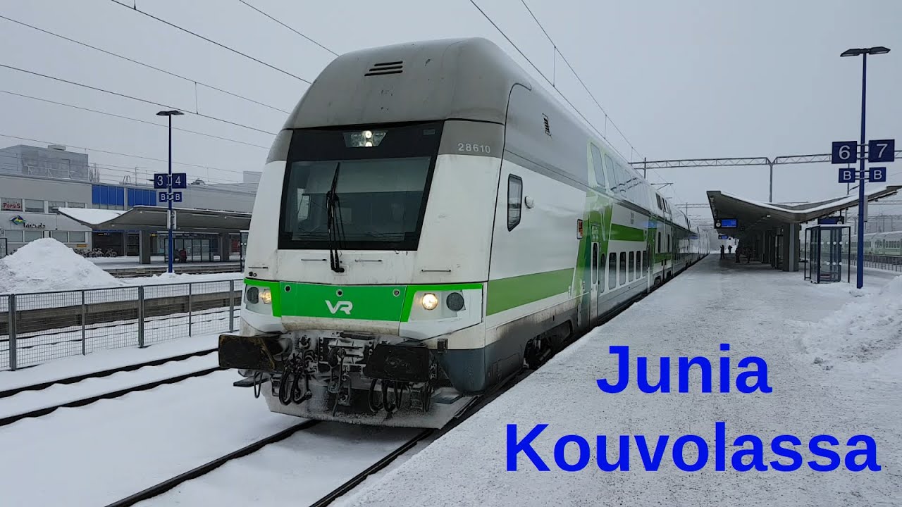 Junia Kouvolassa 8.2.2020 | Trains at Kouvola on the 8th of February 2020