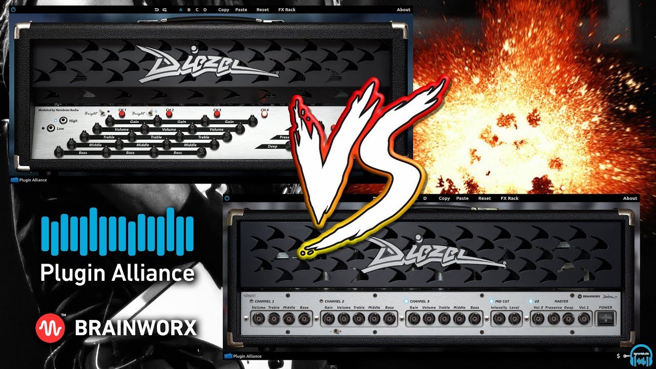 BRAINWORX DIEZEL VH4 vs. DIEZEL HERBERT - Quick Battle (Plugin Alliance)