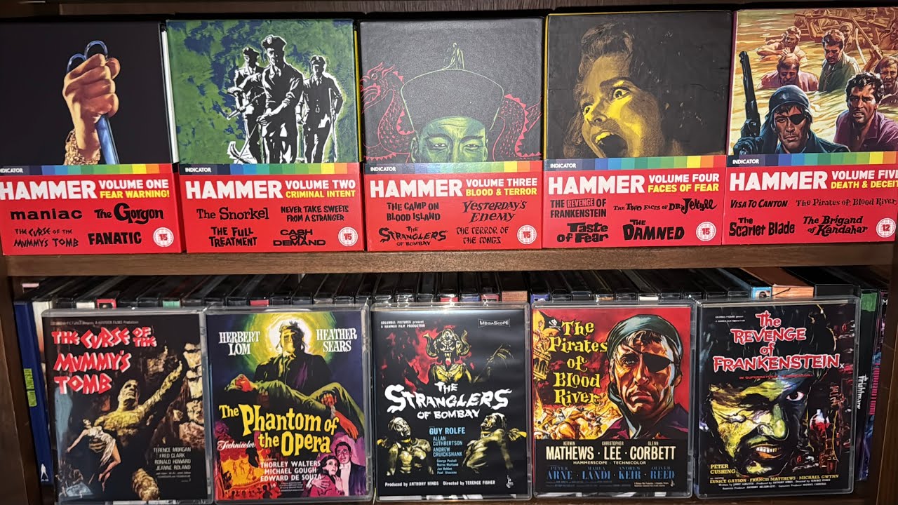 Indicator PowerHouse HAMMER BOX SETS Blu Ray, Limited Editions Numbered 6 Volumes Horror Cult