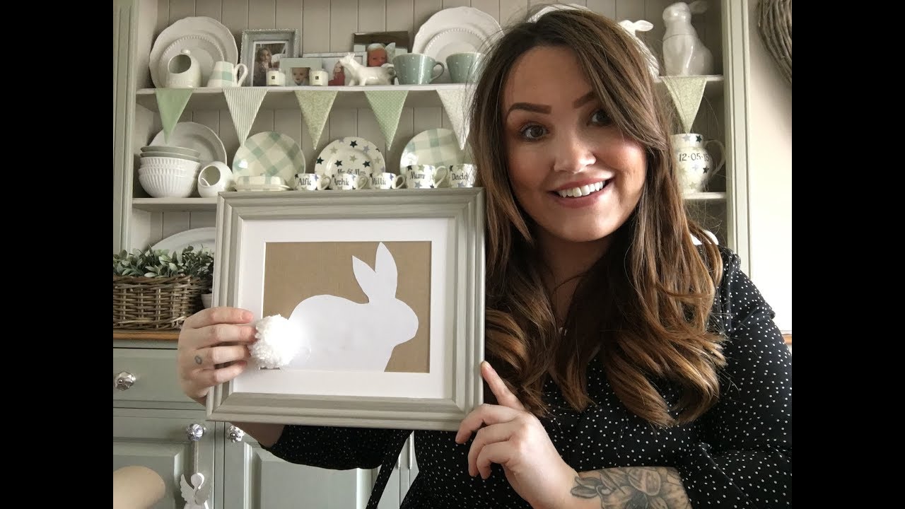 Easter print DIY/craft using things we all have at home
