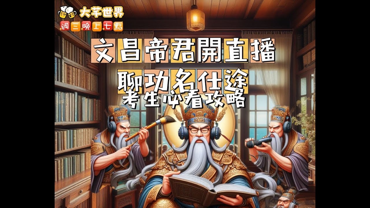 ［神佛公佈欄］文昌帝君聊功名進取開智慧~大芊世界 曉芊& 菩心願行 Egg