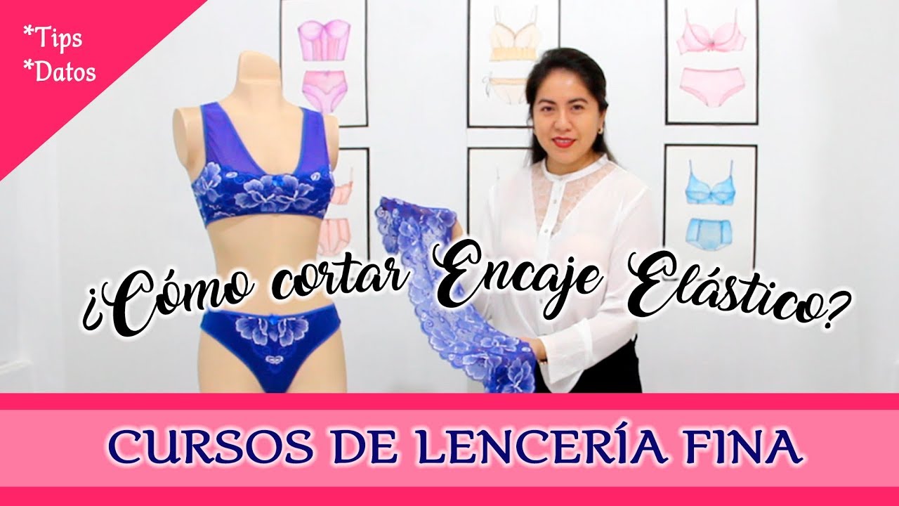 ¿Cómo cortar encaje elástico?
