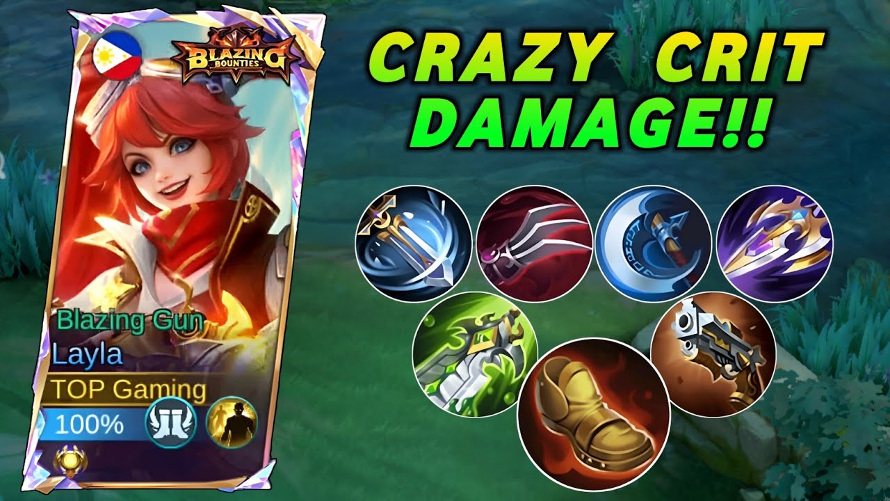 LAYLA NEW BURST CRIT DAMAGE BUILD!🔥 (must try) LAYLA BEST 1 HIT BUILD 2025!! - MLBB