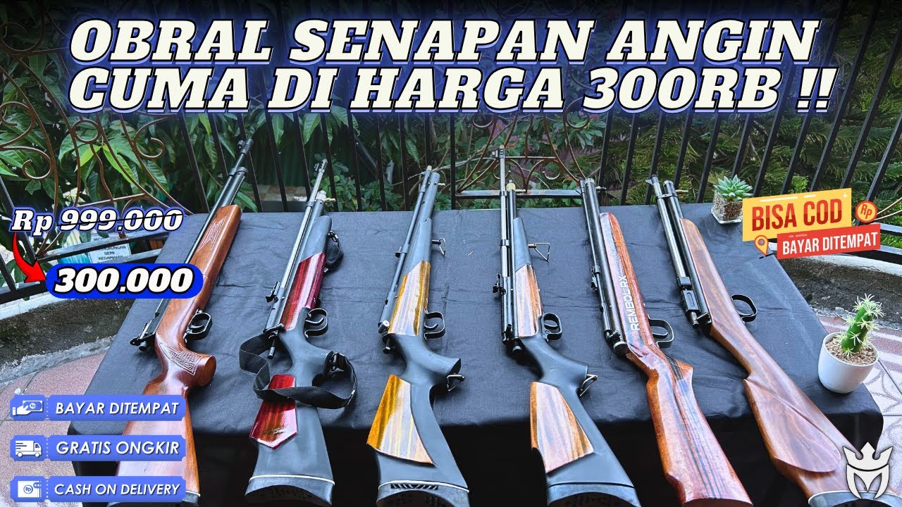 OBRAL HARGA‼️CUMA 300RB BISA DAPET SENAPAN ANGIN !! Rekomendasi Unit Dana Pelajar Buat Pemula !!