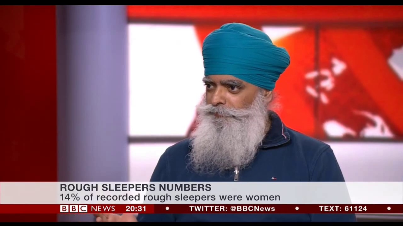 Ravinder Singh Founder of Khalsa Aid Homeless Support Coventry UK Support for Muslims