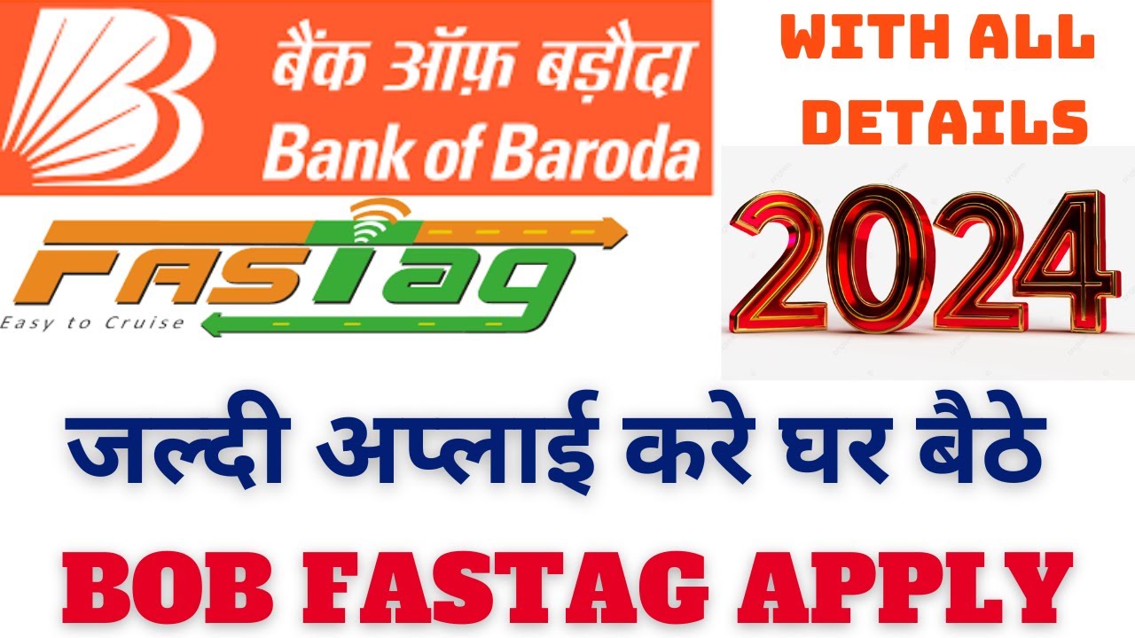 BANK OF BARODA FASTAG APPLY-2024| BEST FASTAG 2024| HOW TO APPLY FASTAG ONLINE| BOB FASTAG APPLY KRE