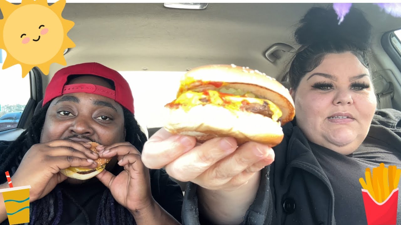We’re Outside Today!! Burger King Mukbang