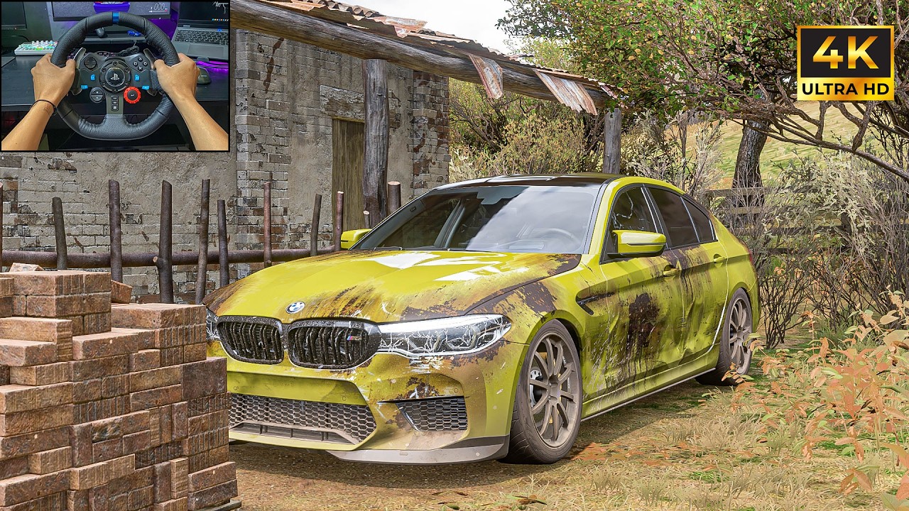 Rebuilding BMW M5 2018 (987HP) - Forza Horizon 5 | Logitech G29 Steering Wheel Gameplay
