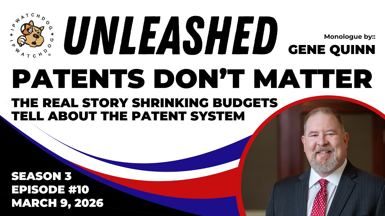 Patents Don't Matter: The Real Story Shrinking Budgets Tell About the Patent System
