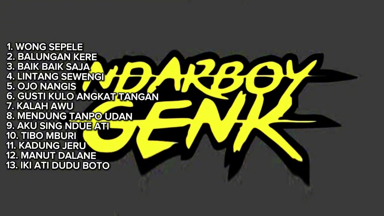 NDARBOY GENK FULL ALBUM TERBARU PILIHAN || 2025 (tanpa iklan)