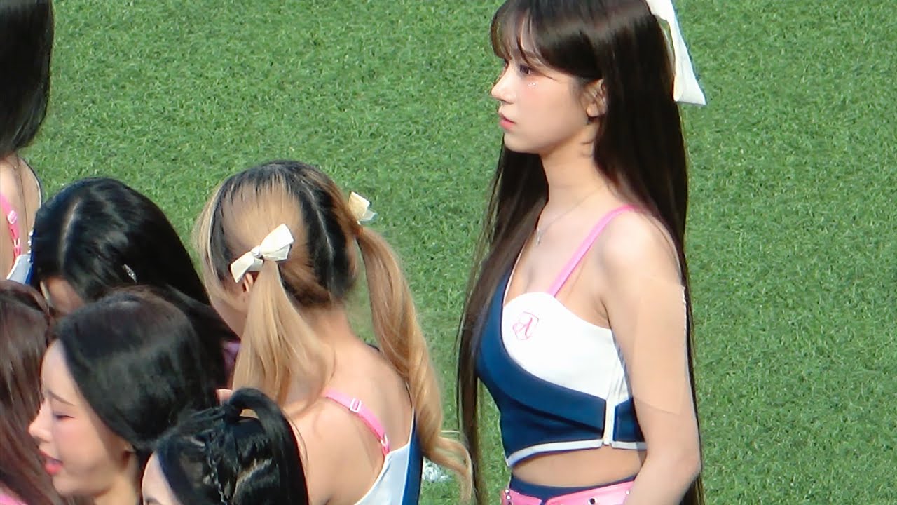 李珠珢(이주은 Lee Ju-Eun)初登場前與南珉貞不斷地複習開場舞 | Fubon Angels⚾2025/4/2富邦悍將新莊開幕戰