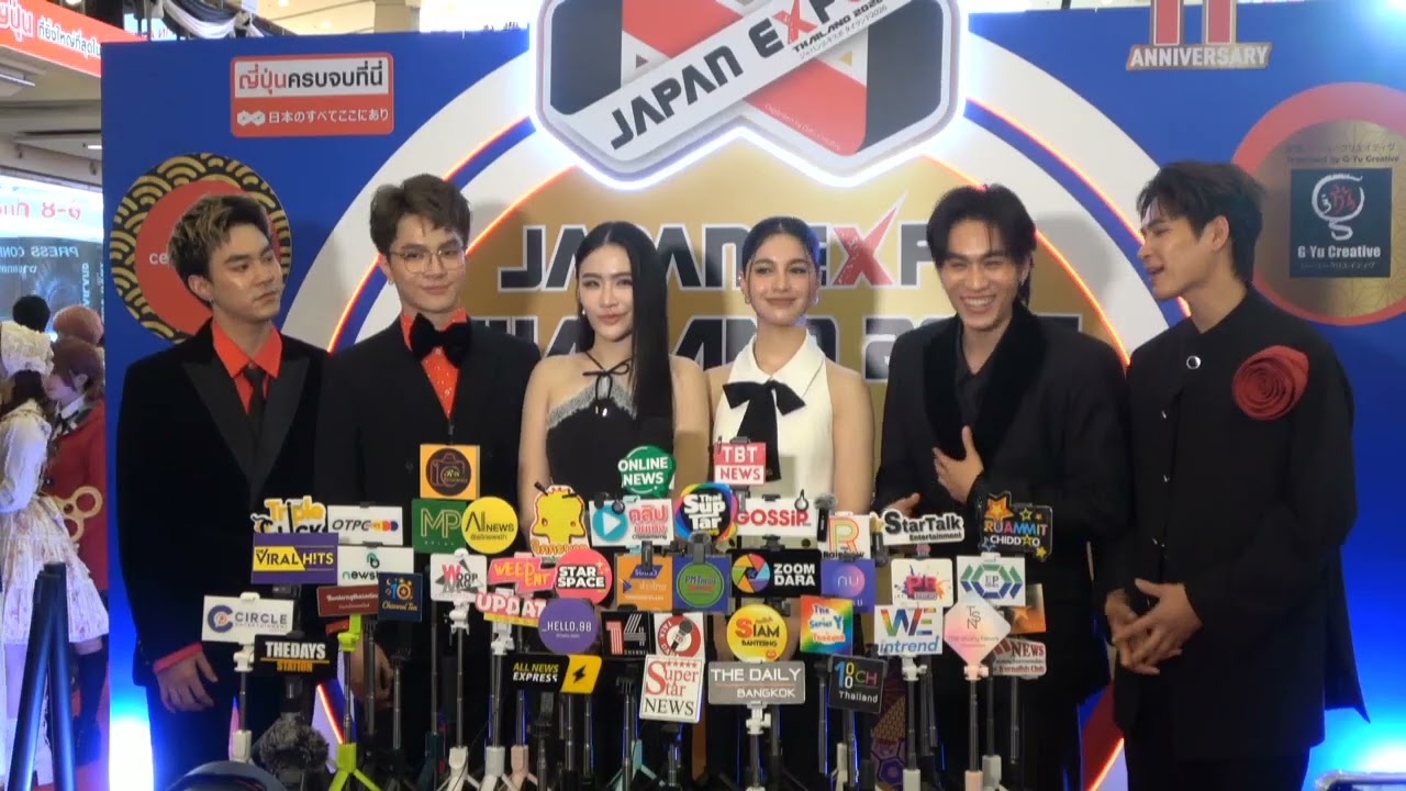 เกิร์ล Rina, Ratah, Boss Noeul ร่วมงานแถลงข่าว Japan Expro ปีที่ 11