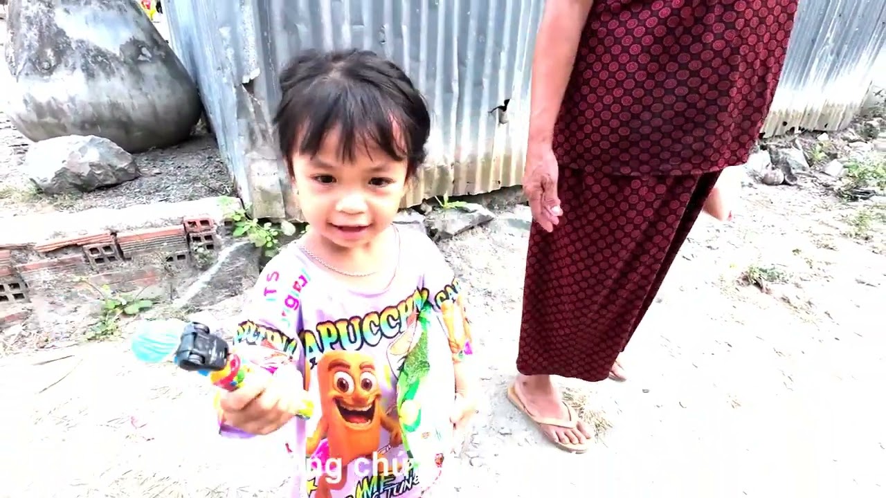 Rau quả 0 đồng cho người lớn và kẹo cho trẻ em Rô Leng và Krang Krouch, Tri Tôn, An Giang 19/01/26