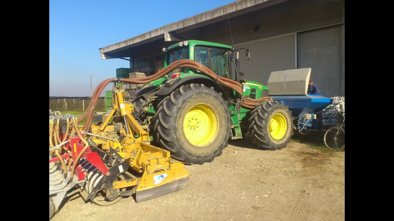 Semina Miscuglio 2014 - Team Fraccari - John Deere 7430 + Combinata Alpego-Nordsten