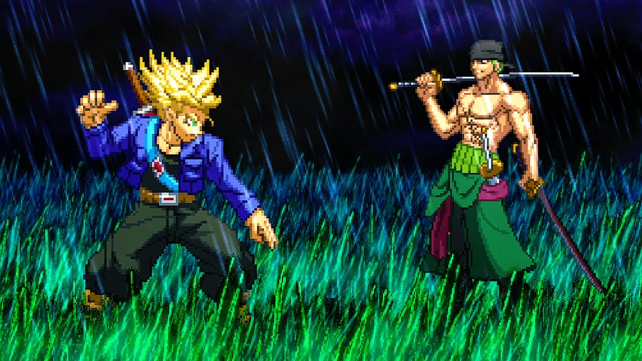 Trunks Vs. Roronoa Zoro - Cut to Win