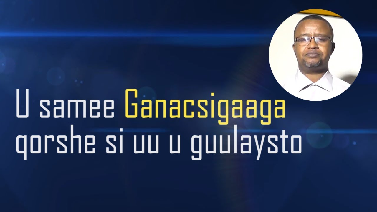 U samee qorshe ganacsigaa si uu u guulaysto