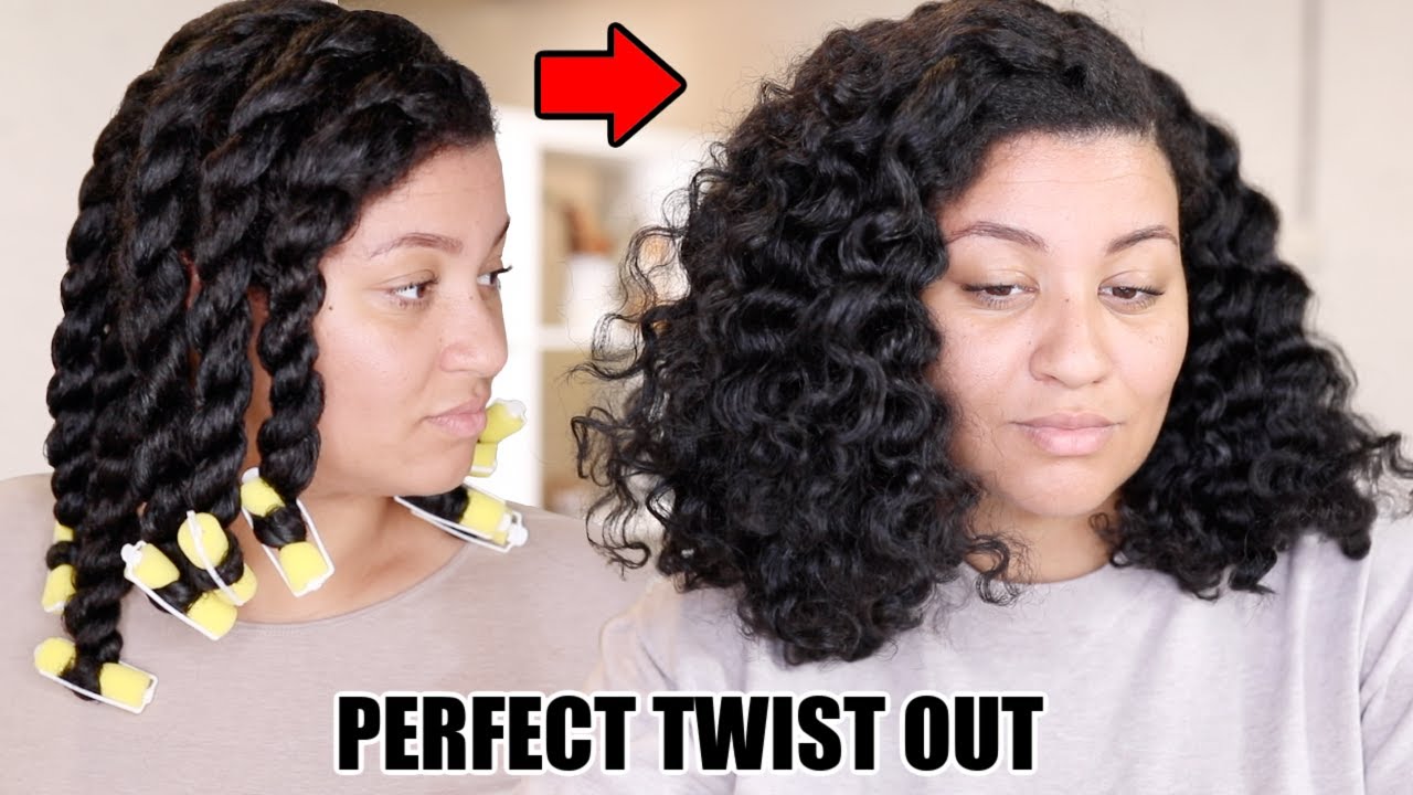 Twist out on natural hair |  updated routine 2022
